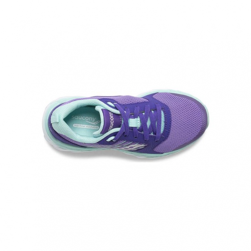 Saucony Wind 2.0 Lace Big Kids' Sneakers Purple | KSA AQIMJ