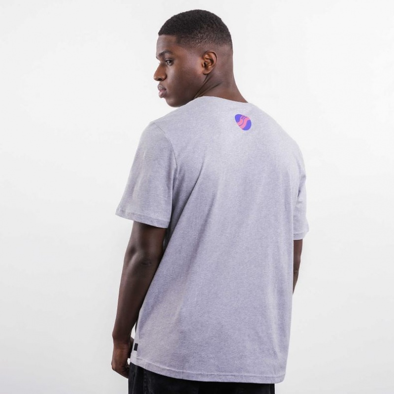 Saucony X Frank Cooke Rested Men's T-Shirt Light Grey | Riyadh MJBFU