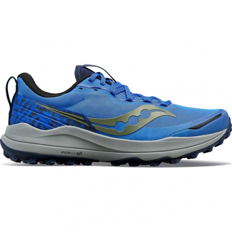 Saucony Xodus Ultra 2 Men\'s Trail Running Shoes Blue | Riyadh EZHUW