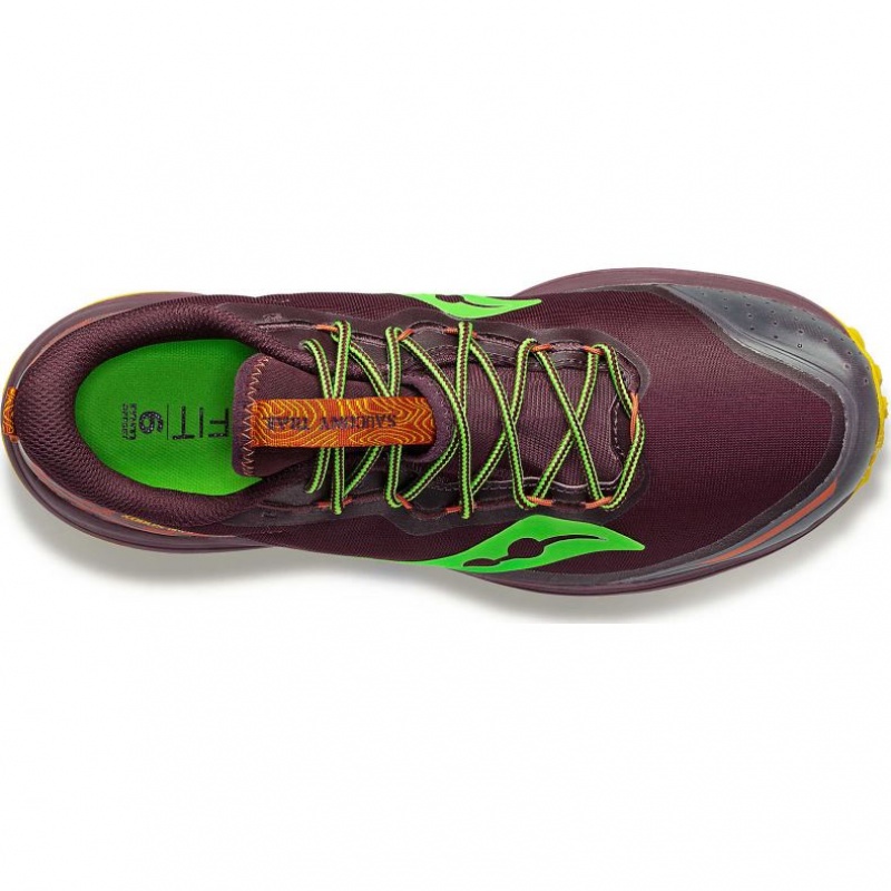 Saucony Xodus Ultra 2 Men's Trail Running Shoes Burgundy | Jeddah WKLVG