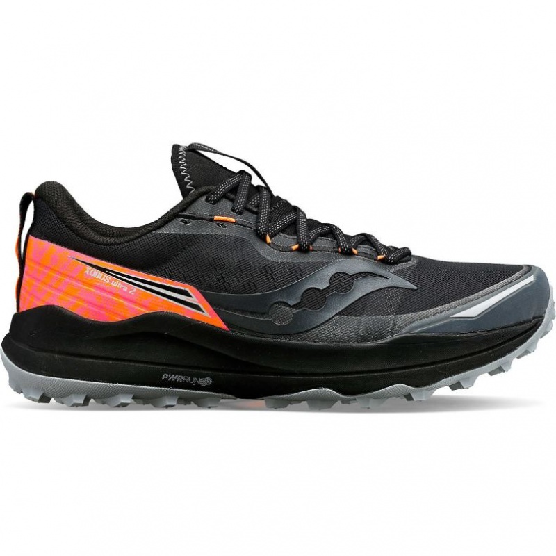 Saucony Xodus Ultra 2 Men\'s Trail Running Shoes Black | Riyadh UOJLG